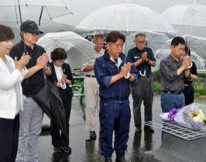 真備町災害から2年目７月7日8