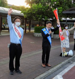 鳥取市街頭から10月1日Qo